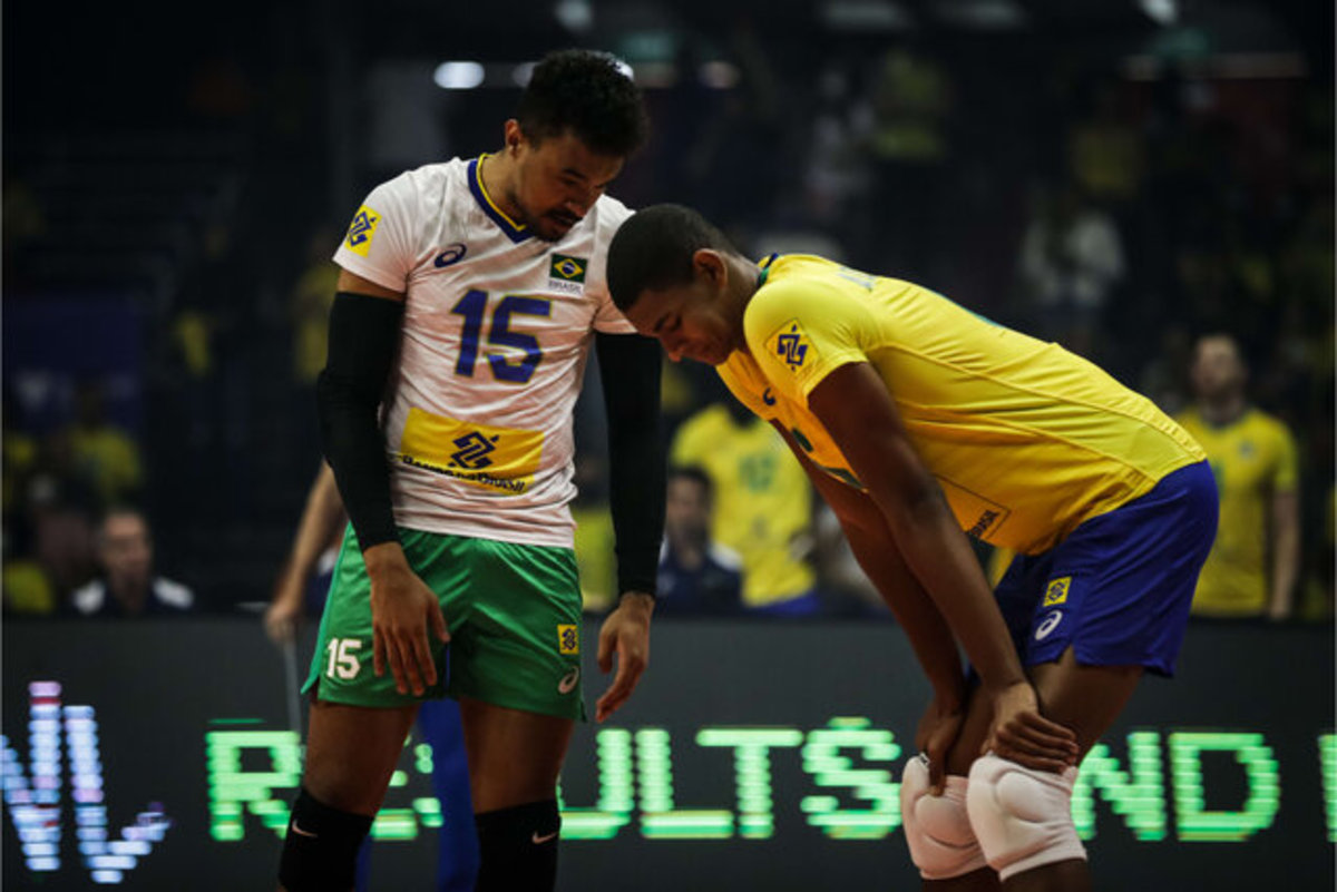 شکست سنگین و عجیب تیم ملی والیبال برزیل مقابل چین!