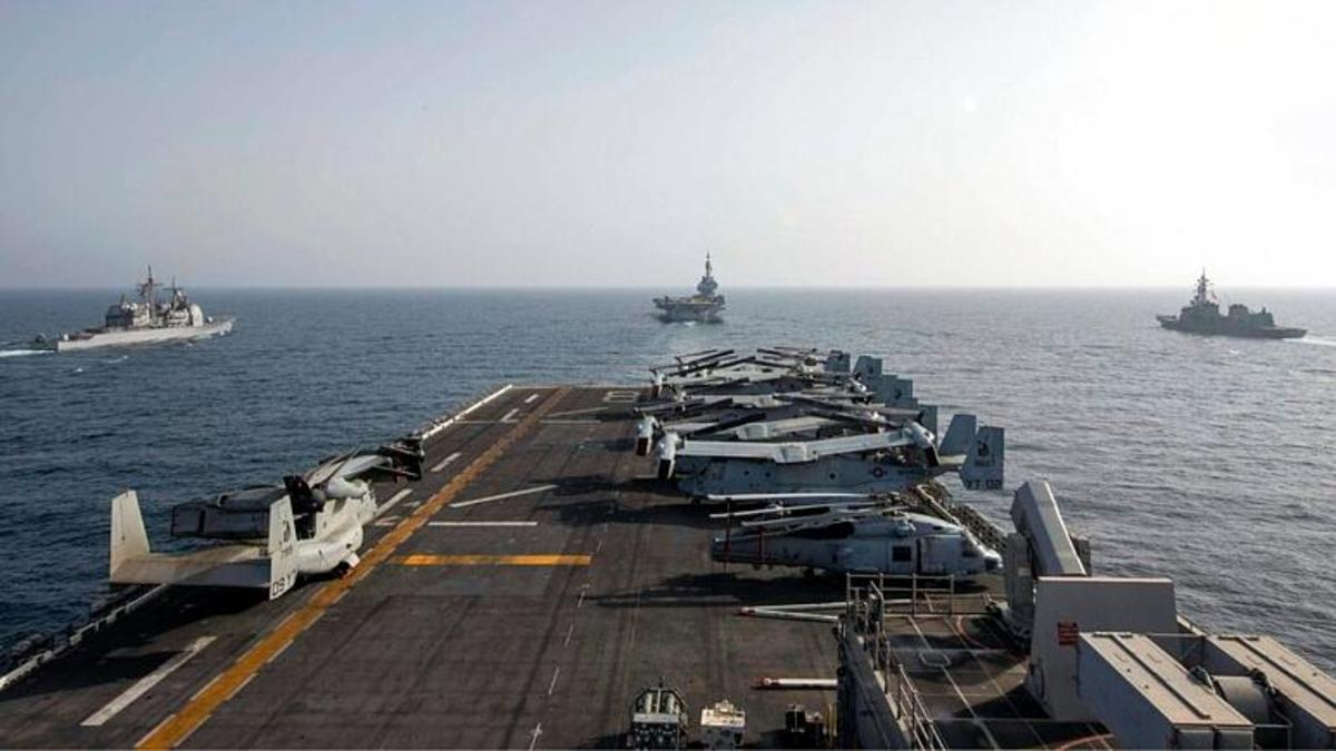 آغاز رزمایش دریایی آمریکا و امارات در خلیج فارس