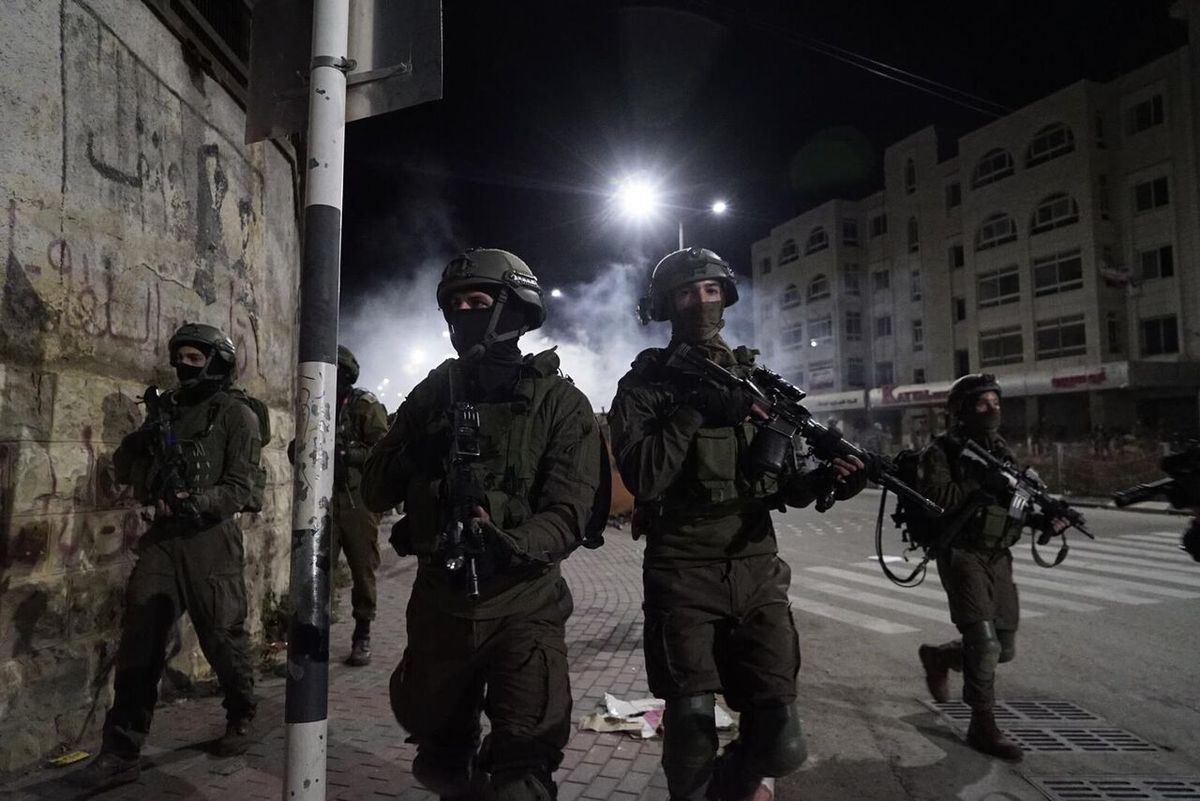 حمله نظامیان اسرائیلی به فلسطینیان در کرانه باختری