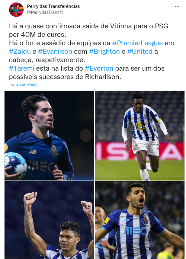 تمجید ویژه کاپیتان پورتو از طارمی/مهدی به لیگ برتر انگلیس میرود؟ تمجید ویژه کاپیتان پورتو از طارمی/مهدی به لیگ برتر انگلیس میرود؟