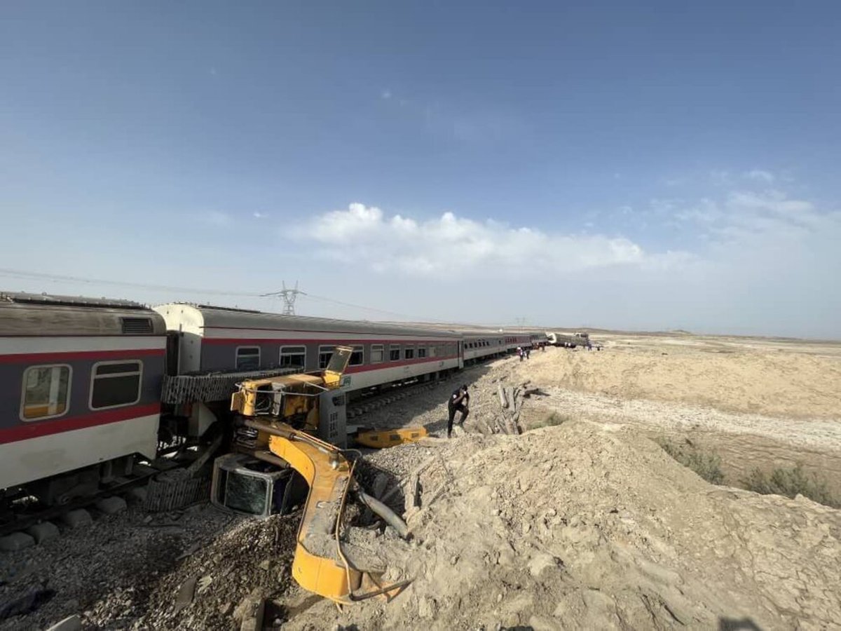 همه عوامل حادثه قطار مشهد-یزد/راه‌آهن مقصر بود