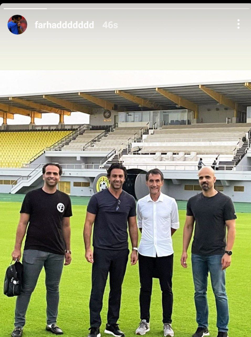 عکس| گابریل پین دستیار فرهاد مجیدی شد