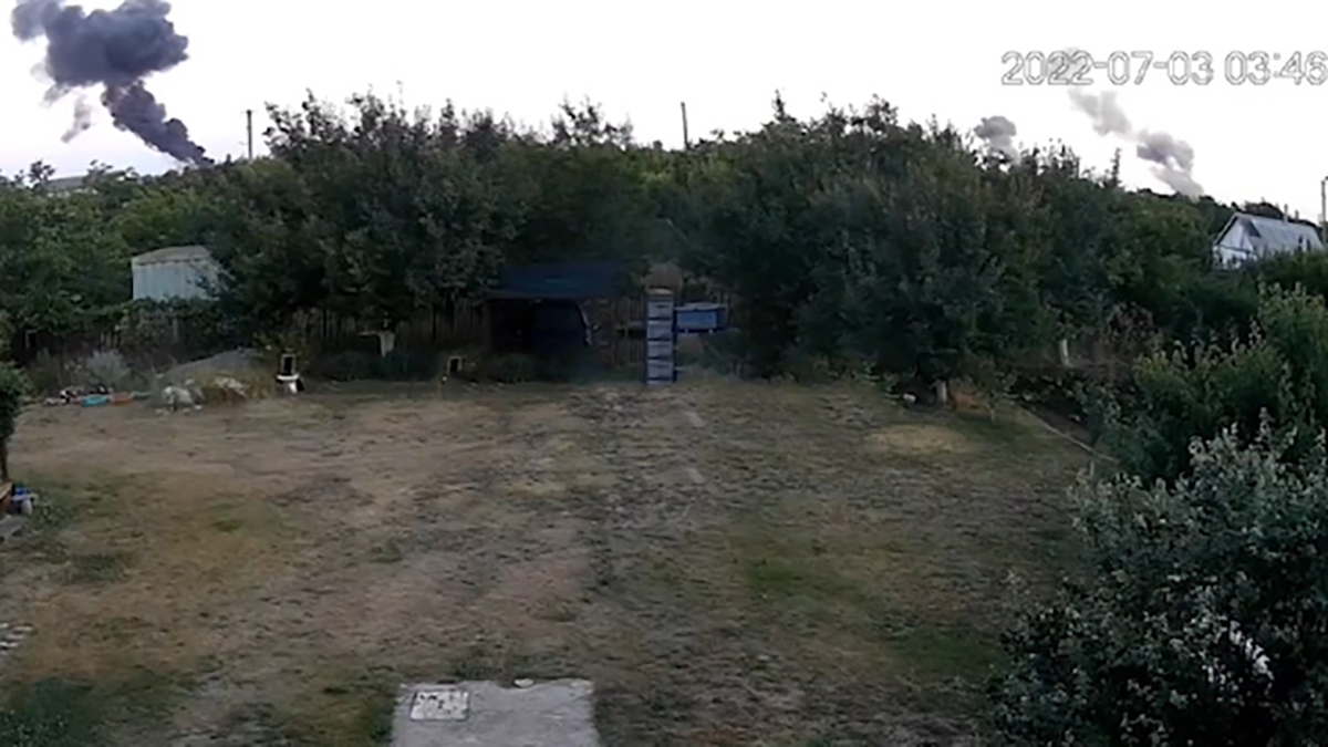 فیلم| پایگاه روسیه زیر بمباران شدید نیرو‌های اوکراینی