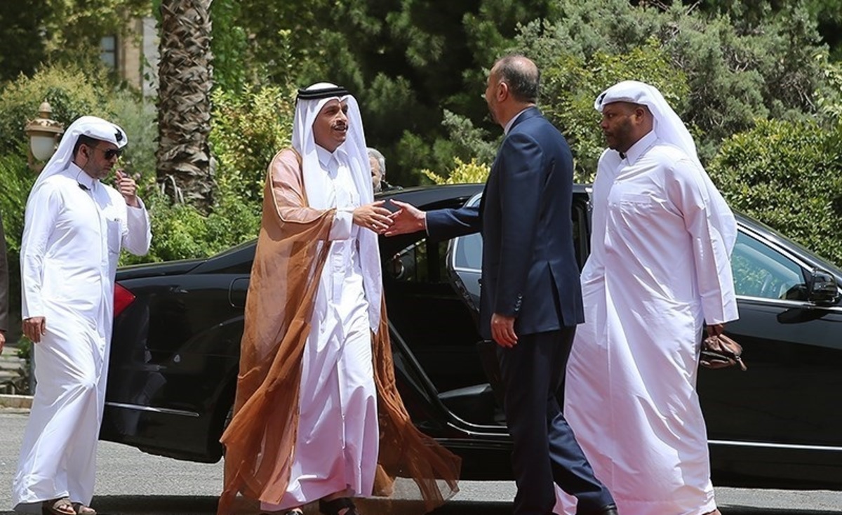 تصاویر| دیدار وزیران خارجه ایران و قطر