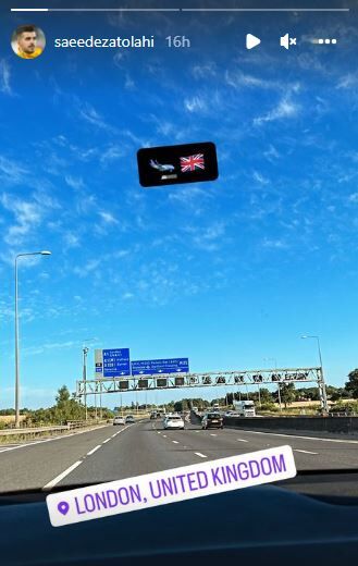 سعید عزت‌اللهی راهی لندن شد!