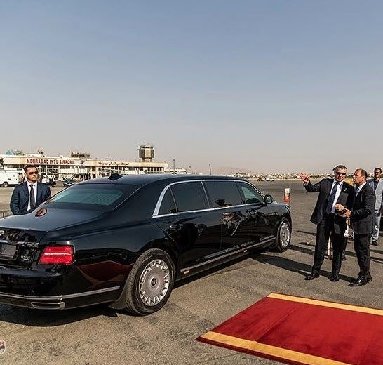 عکس| پوتین با چه خودرویی به تهران آمد؟