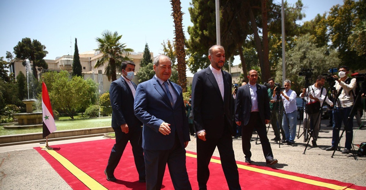 تصاویر| وزیر امور خارجه سوریه با امیرعبداللهیان
