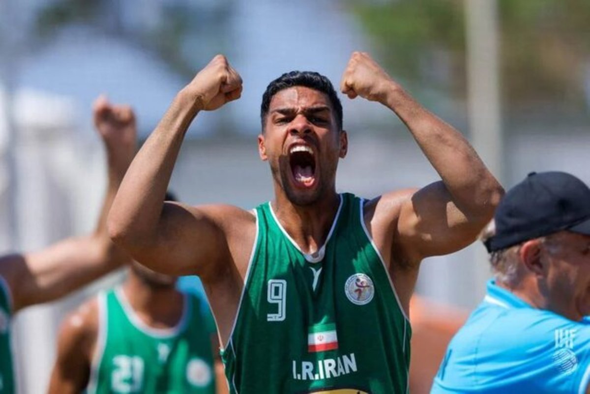 پیروزی هندبالیست‌های ساحلی ایران مقابل آرژانتین