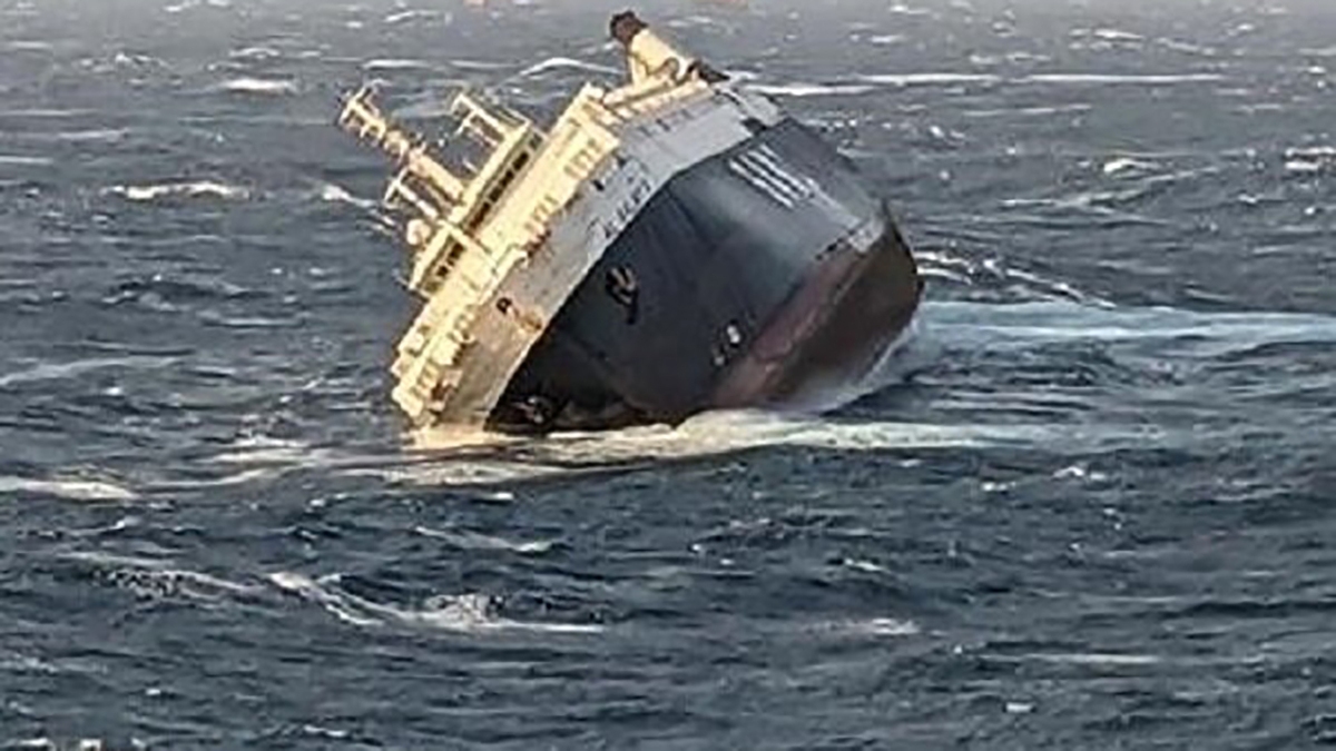 فیلم| خطای محاسباتی در به آب انداختن کشتی