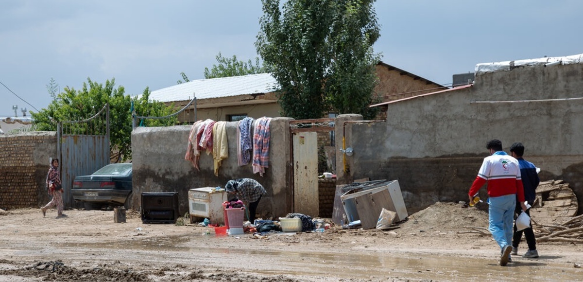 تصاویر| چهار روز پس از وقوع سیل در روستای آهنگران