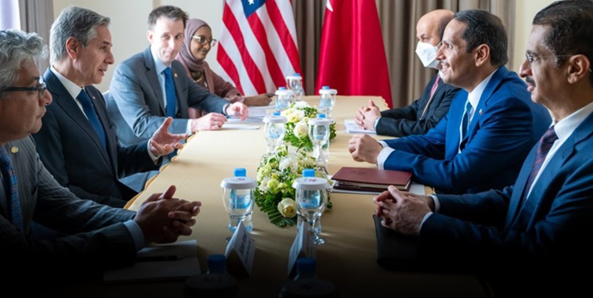 وزرای خارجه آمریکا و قطر دیدار کردند