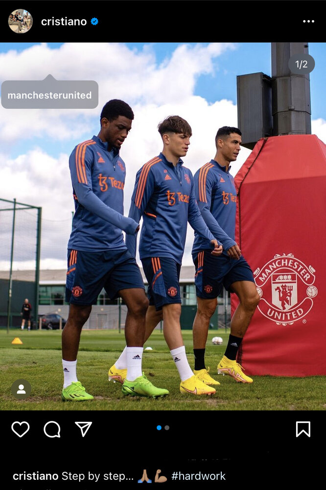 استوری تاملبرانگیز رونالدو در روزهای پرحاشیه استوری تاملبرانگیز رونالدو در روزهای پرحاشیه