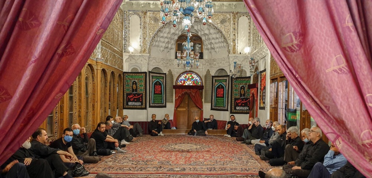 تصاویر| عزاداری محرم در حسینیه‌ی تاریخی امینی‌ها در قزوین