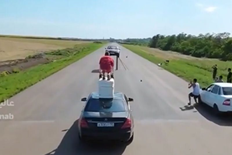 فیلم| لحظه مصدومیت بدلکار معروف روس در حین انجام یک بدکاری خطرناک