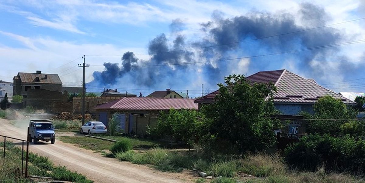 خسارت به جنگنده‌های روسیه در انفجار پایگاه هوایی کریمه