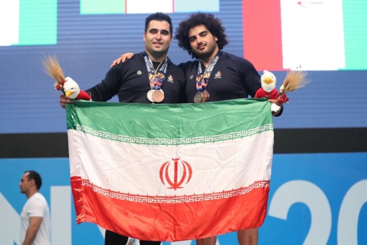 ۳ نقره و ۳ برنز وزنه‌برداران ایران