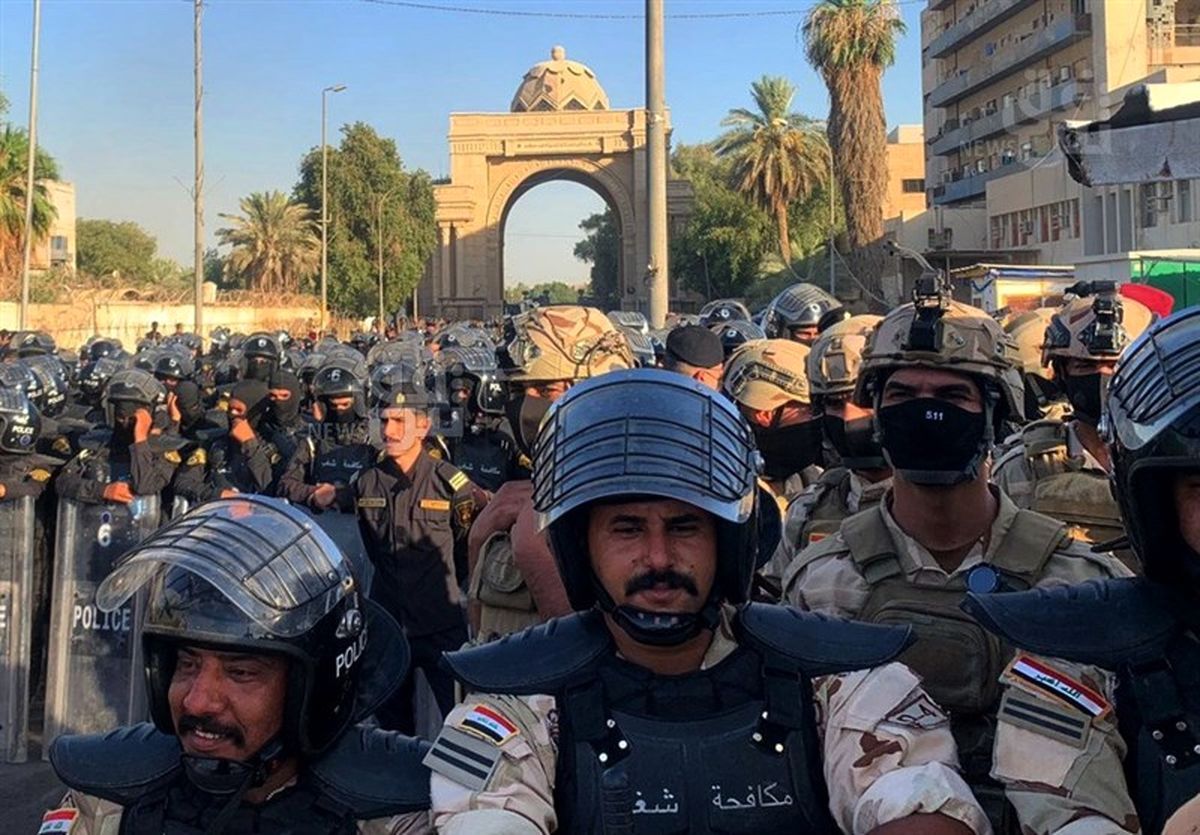 نیرو‌های امنیتی عراقی مانع از ورود طرفداران مقتدا صدر به منطقه سبز شدند