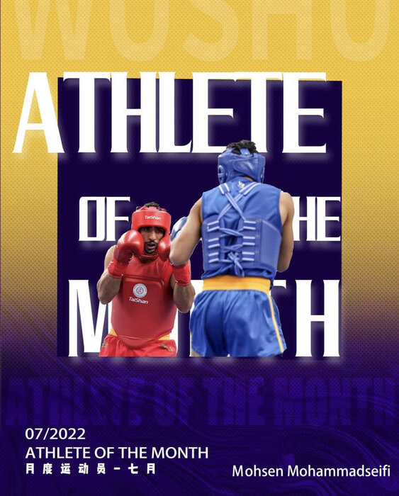 محمد سیفی بهترین ووشوکار ماه جهان شد