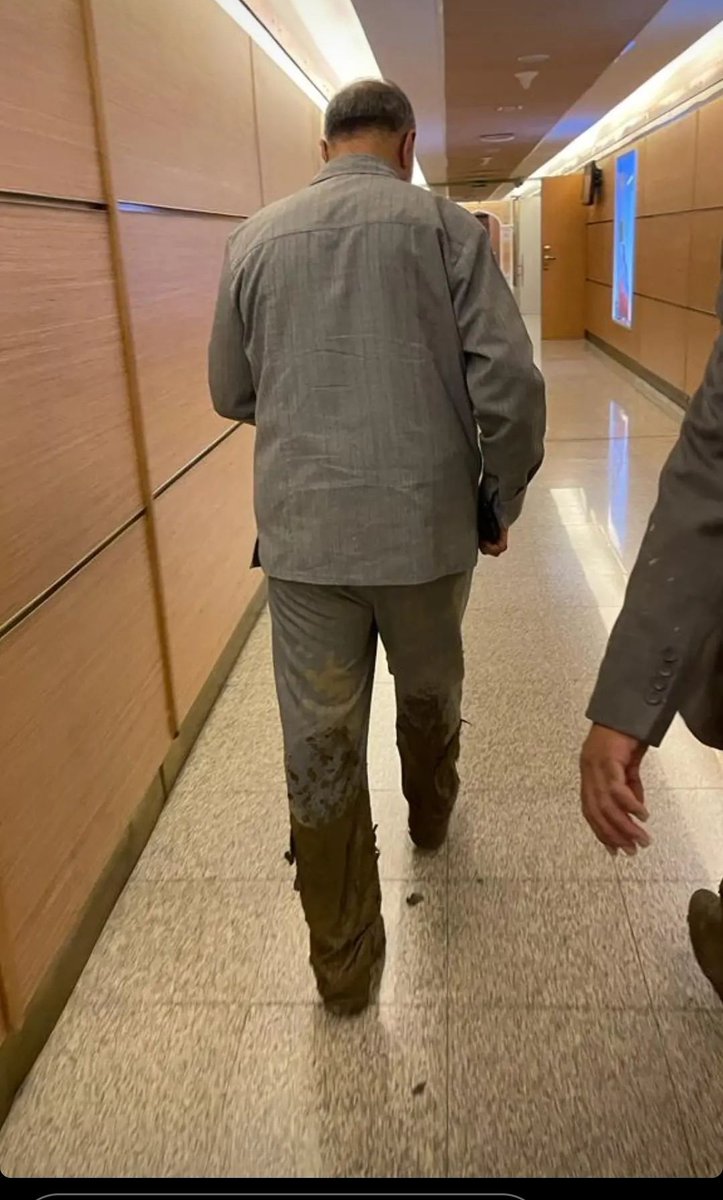 تا زانو در گل/ عکس یادگاری زاکانی و نمایندگان مجلس با سیل!