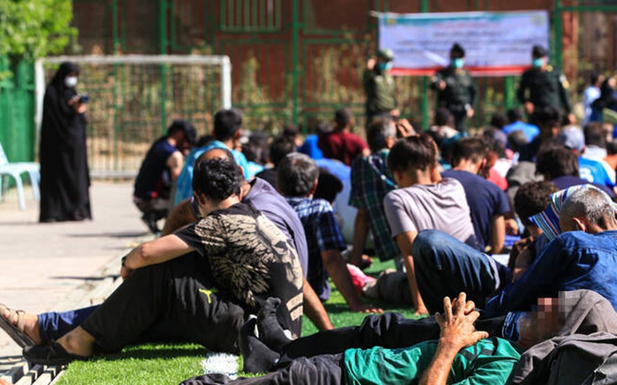 جمع‌آوری ۴۷۶ معتاد متجاهر و پرخطر در تهران