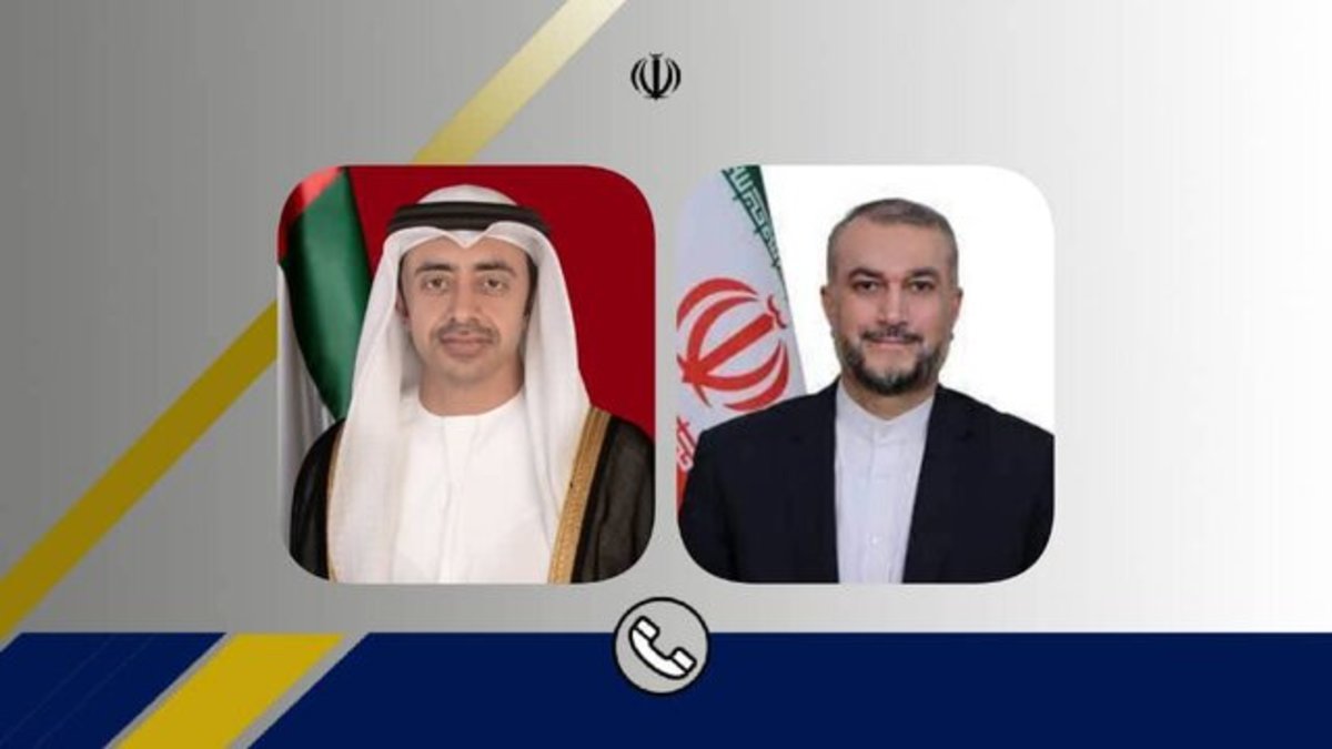 گفت‌وگوی تلفنی وزرای خارجه ایران و امارات