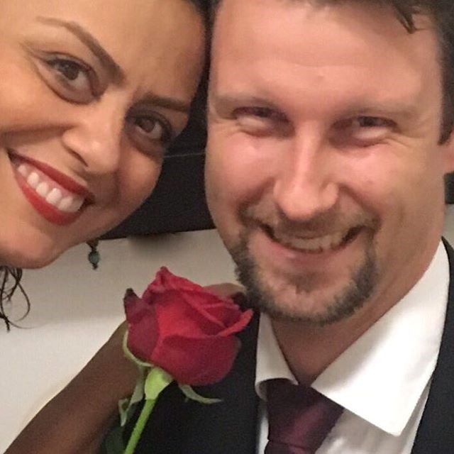 شبنم فرشادجو در کنار همسر آلمانی اش! شبنم فرشادجو در کنار همسر آلمانی اش!