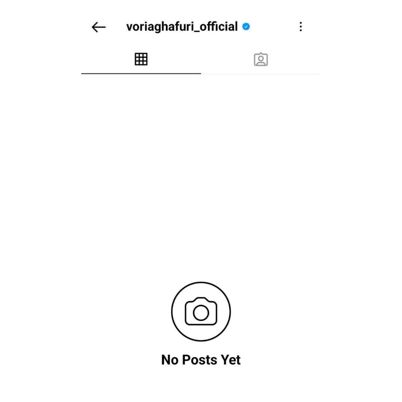 عکس| پیج وریا غفوری از دسترس خارج شد