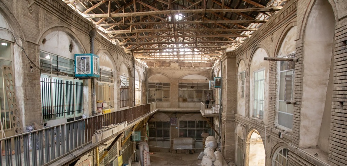 تصاویر| زخم‌های ناسور بازار تاریخی اراک