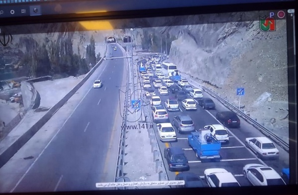 ترافیک بی‌سابقه در آزادراه تهران_شمال و جاده چالوس