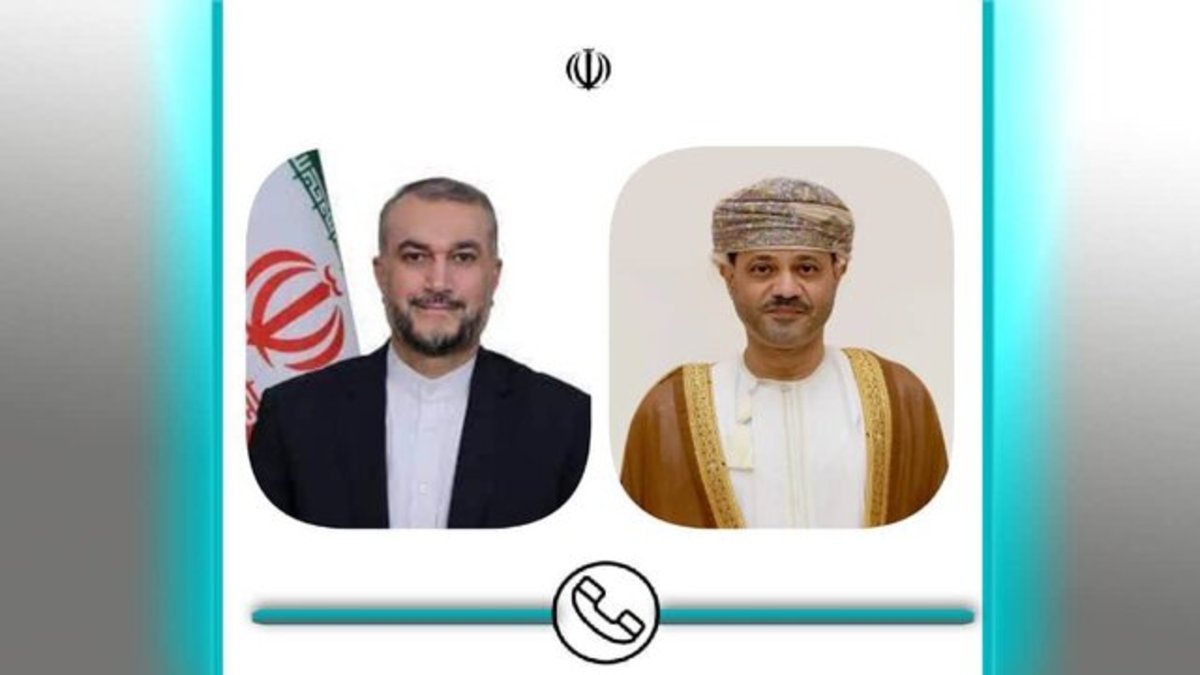 گفت‌وگوی تلفنی وزیران خارجه ایران و عمان