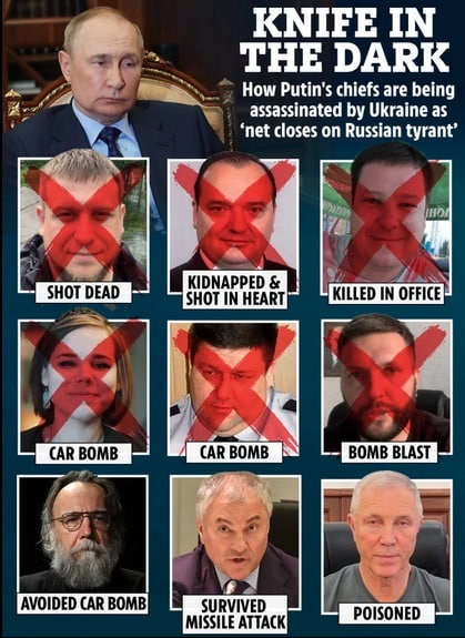 چاقو در تاریکی؛ پشت پرده قتل متحدان پوتین چاقو در تاریکی؛ پشت پرده قتل متحدان پوتین