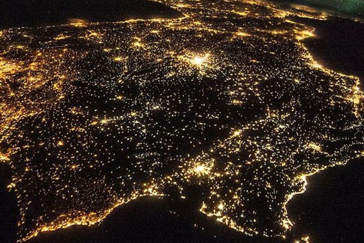 تصاویر خیره‌کننده از لندن و پاریس و رم از ایستگاه فضایی