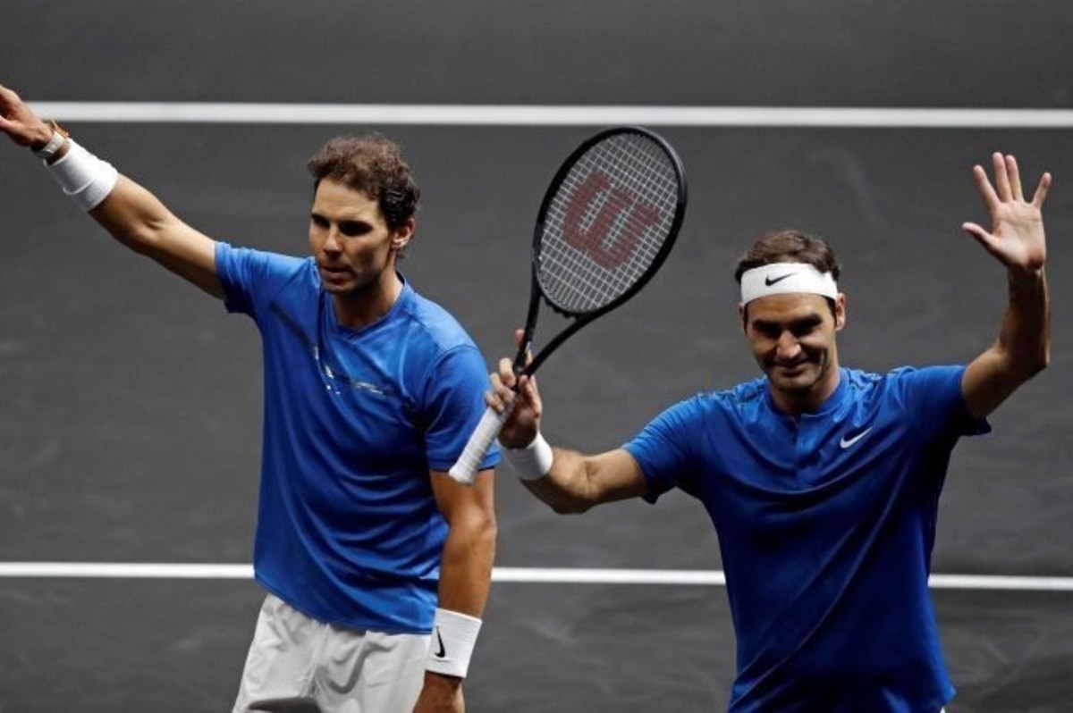 فیلم| وداع راجر فدرر با دنیای تنیس / هم‌تیمی شدن فدرر و نادال در آخرین مسابقه