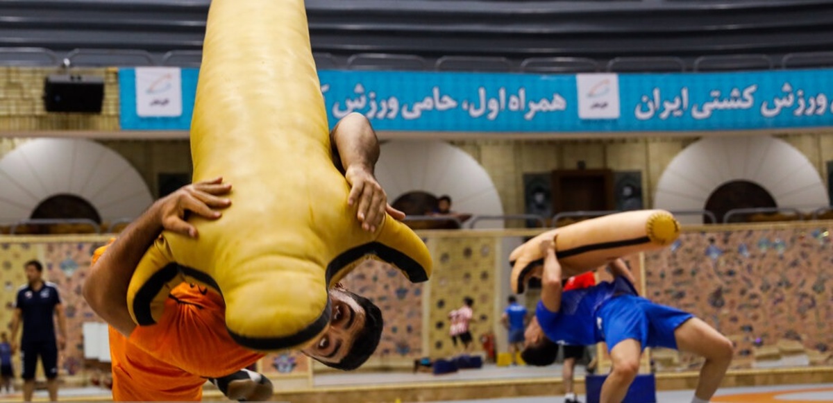 تصاویر| تمرین تیم ملی کشتی فرنگی امید ایران