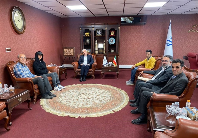 عکس| دیدار الناز رکابی با وزیر ورزش و جوانان