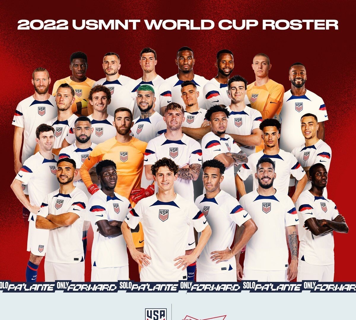 رونمایی از لیست آمریکا برای جام جهانی ۲۰۲۲