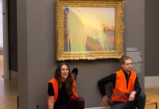 حمله به نقاشی ۱۱۰ میلیون دلاری «کلود مونه»