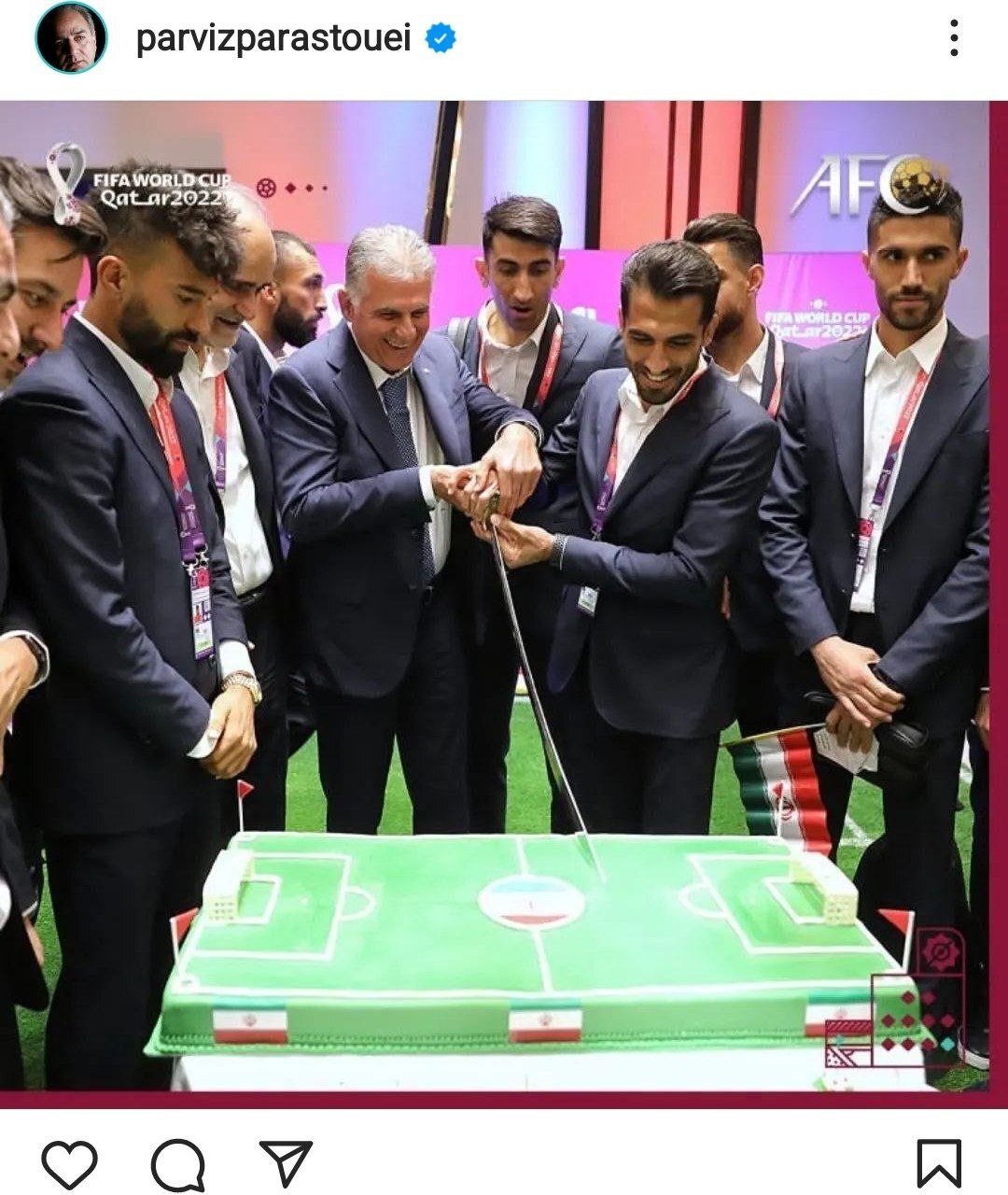 انتقاد تند پرویز پرستویی از ملیپوشان: نوش جانتان! انتقاد تند پرویز پرستویی از ملیپوشان: نوش جانتان!