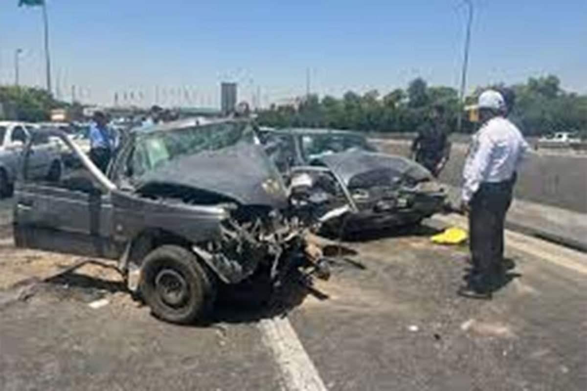 ویدیوئی دلخراش از تصادف هولناک چند خودرو در بزرگراه تهران کرج