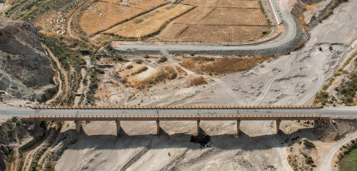 تصاویر| خشک شدن کامل رودخانه قزل اوزن