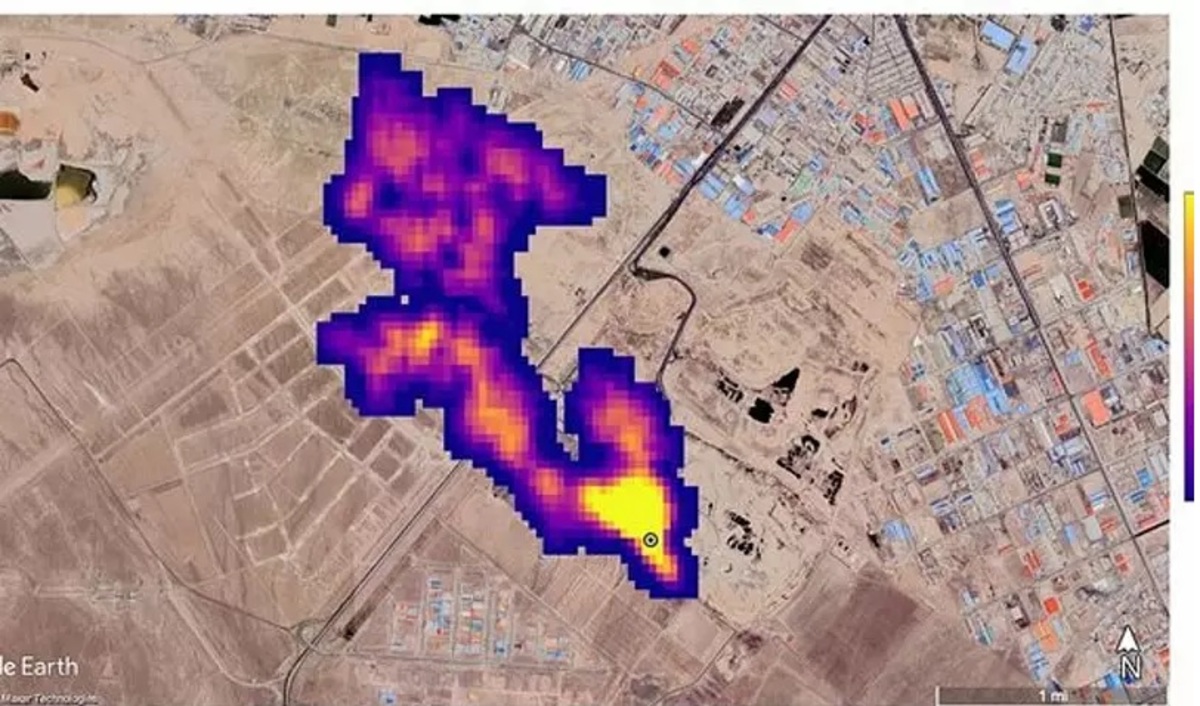 ادعای عجیب ناسا درباره توده ۵ کیلومتری گاز متان بر آسمان تهران!