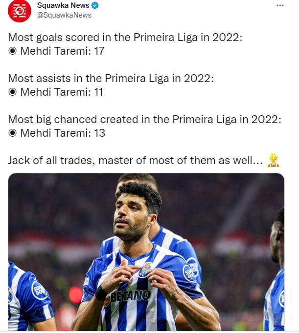 تمجید ویژه نشریه اسپانیایی از مهدی طارمی تمجید ویژه نشریه اسپانیایی از مهدی طارمی