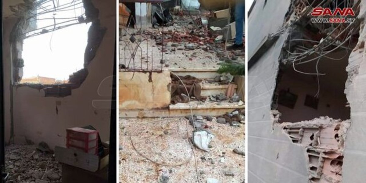 حملات توپخانه‌ای ترکیه به مناطق مسکونی در حومه حسکه