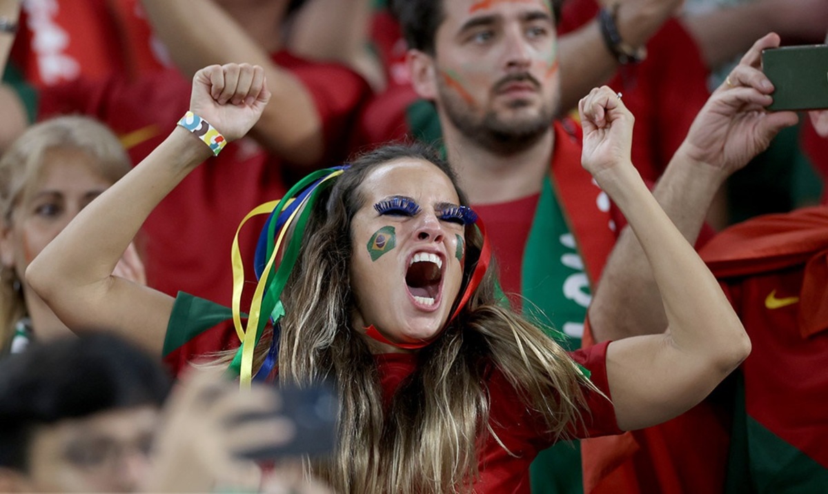 تصاویر| دیدار تیم‌های ملی پرتغال و کره جنوبی