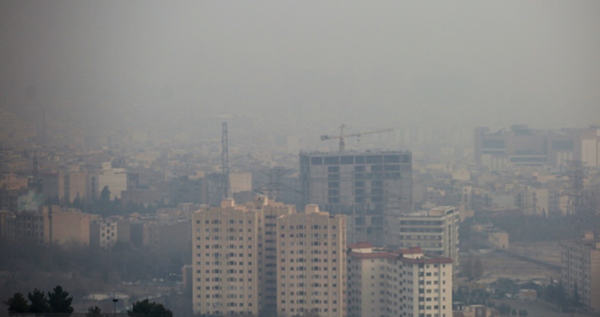 تصاویر| هوای تهران در وضعیت هشدار