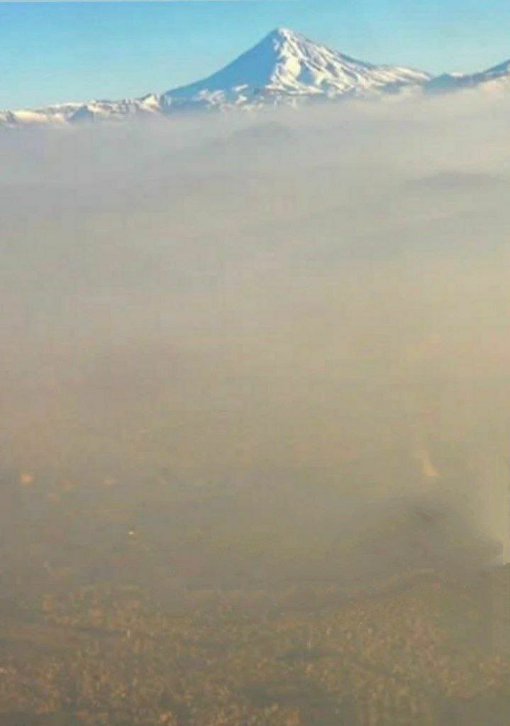 مازوت‌سوزی در پایتخت؛ ثبت اولین روز آلوده هوای تهران با آلاینده دی‌اکسید گوگرد در طی ۷ سال گذشته!