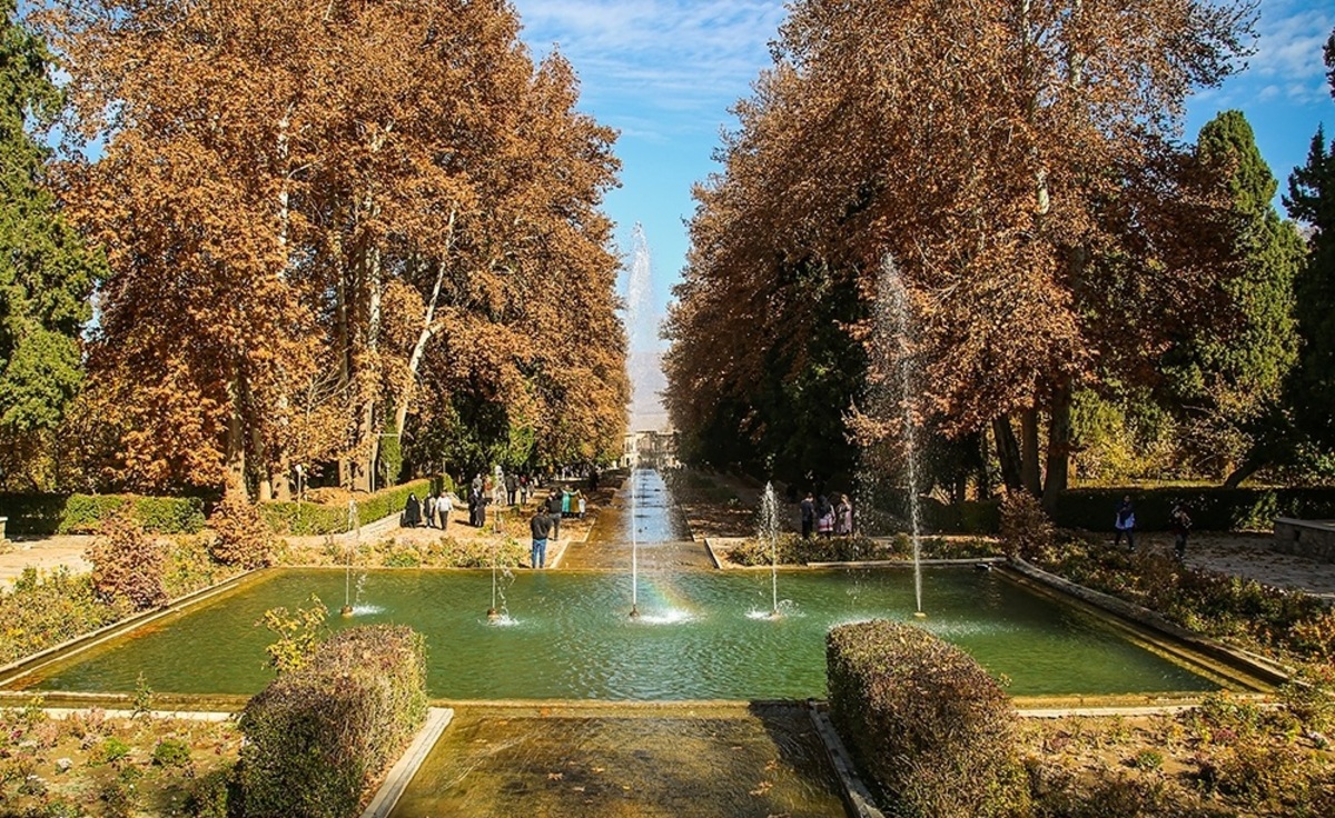 تصاویر| طبیعت پاییزی باغ شاهزاده ماهان کرمان