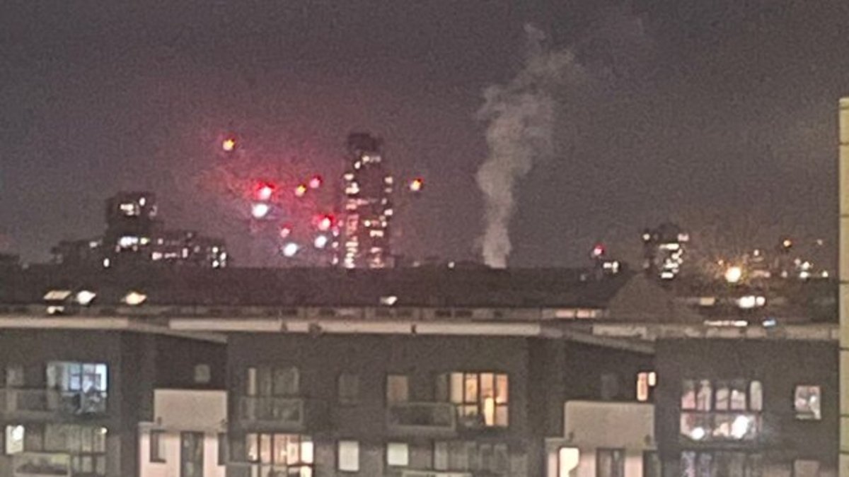 شنیده شدن صدای انفجاری مهیب در لندن