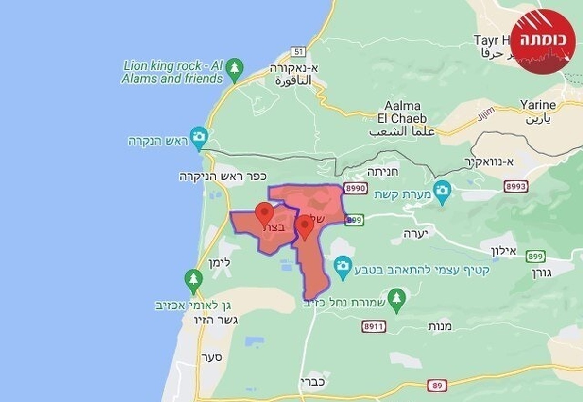 شلیک راکت از لبنان به اسرائیل