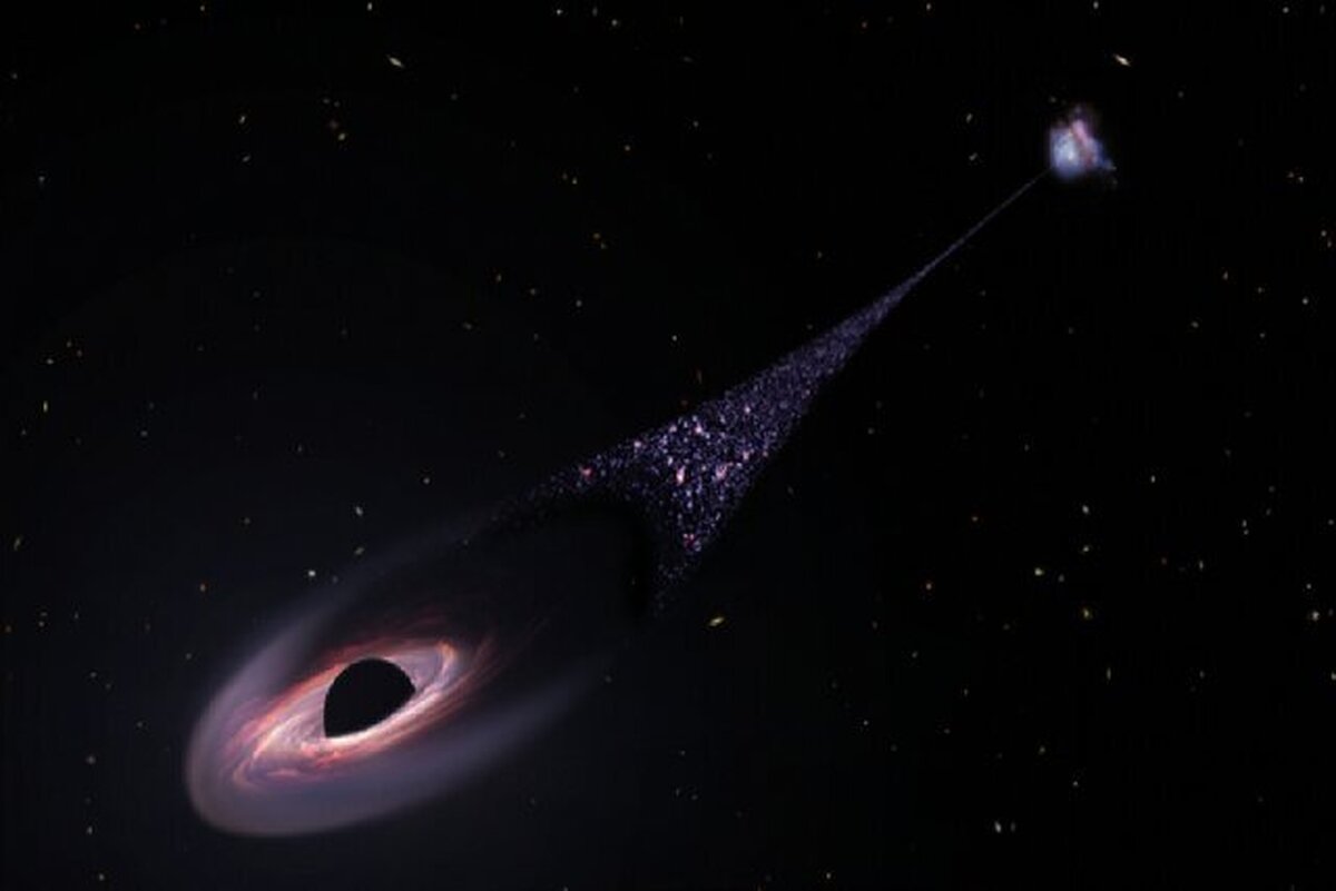 کشف ردپای یک سیاه‌چاله منحصربه‌فرد در داده‌های هابل